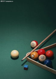 捕捉靜止之美 運動用品圖庫中的臺球藝術